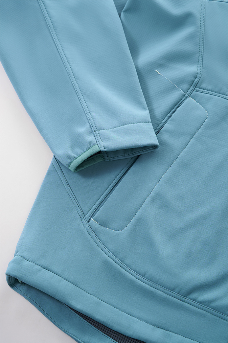 Men's Streetwear Fleece Lined Waterproof Hooded Jacket