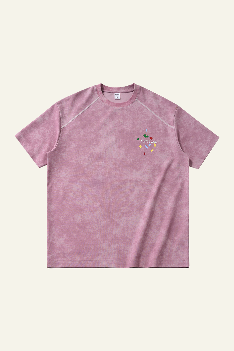 Men's Streetwear Vintage Heart Pattern T-shirt