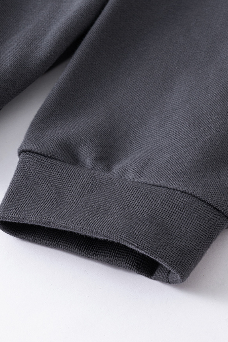 Men's Heavyweight Fleece Lapel Sweatshirt