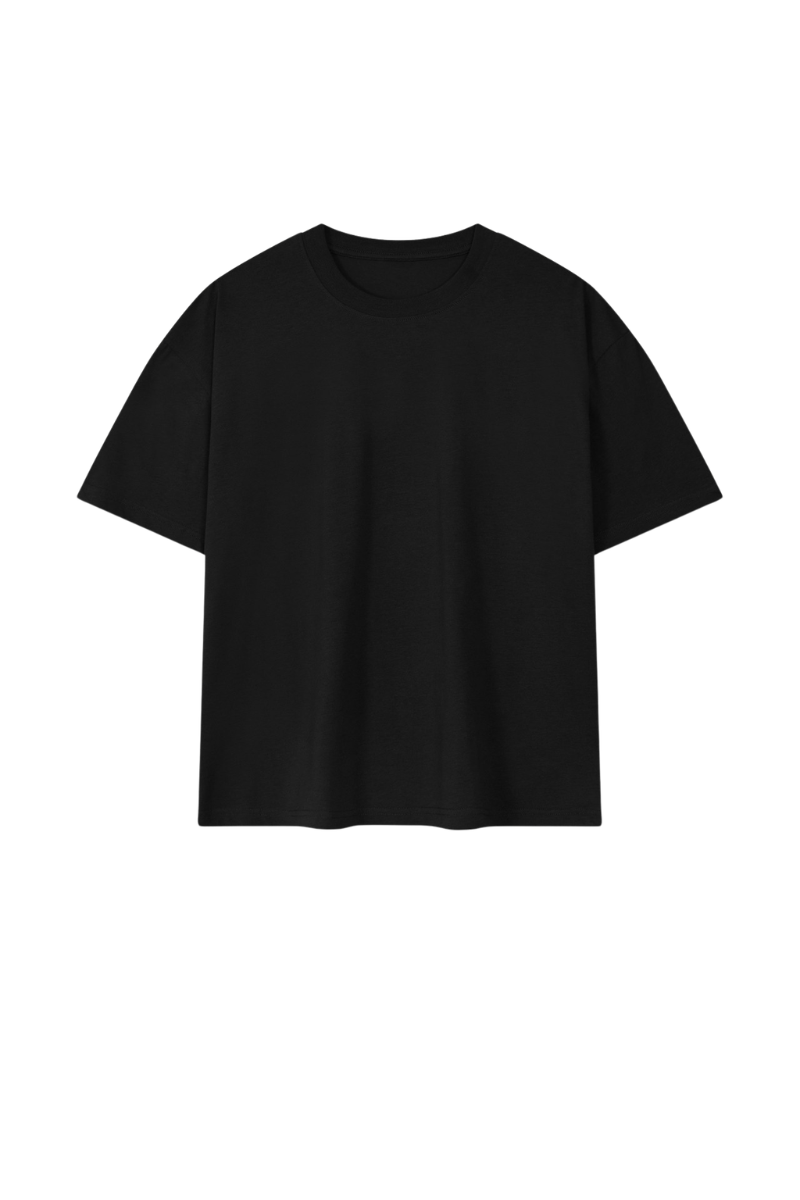 Unisex Summer Cotton Drop-Shoulder Loose-Fit T-Shirt