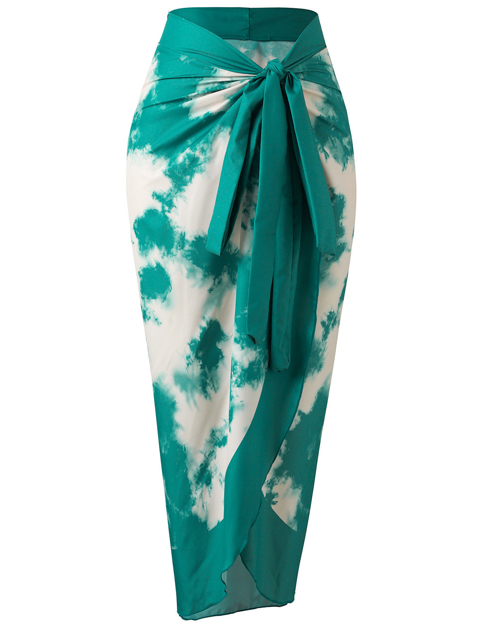 Ladies Tie Dye Print Beach Sarong Wrap Tie Swim Cover