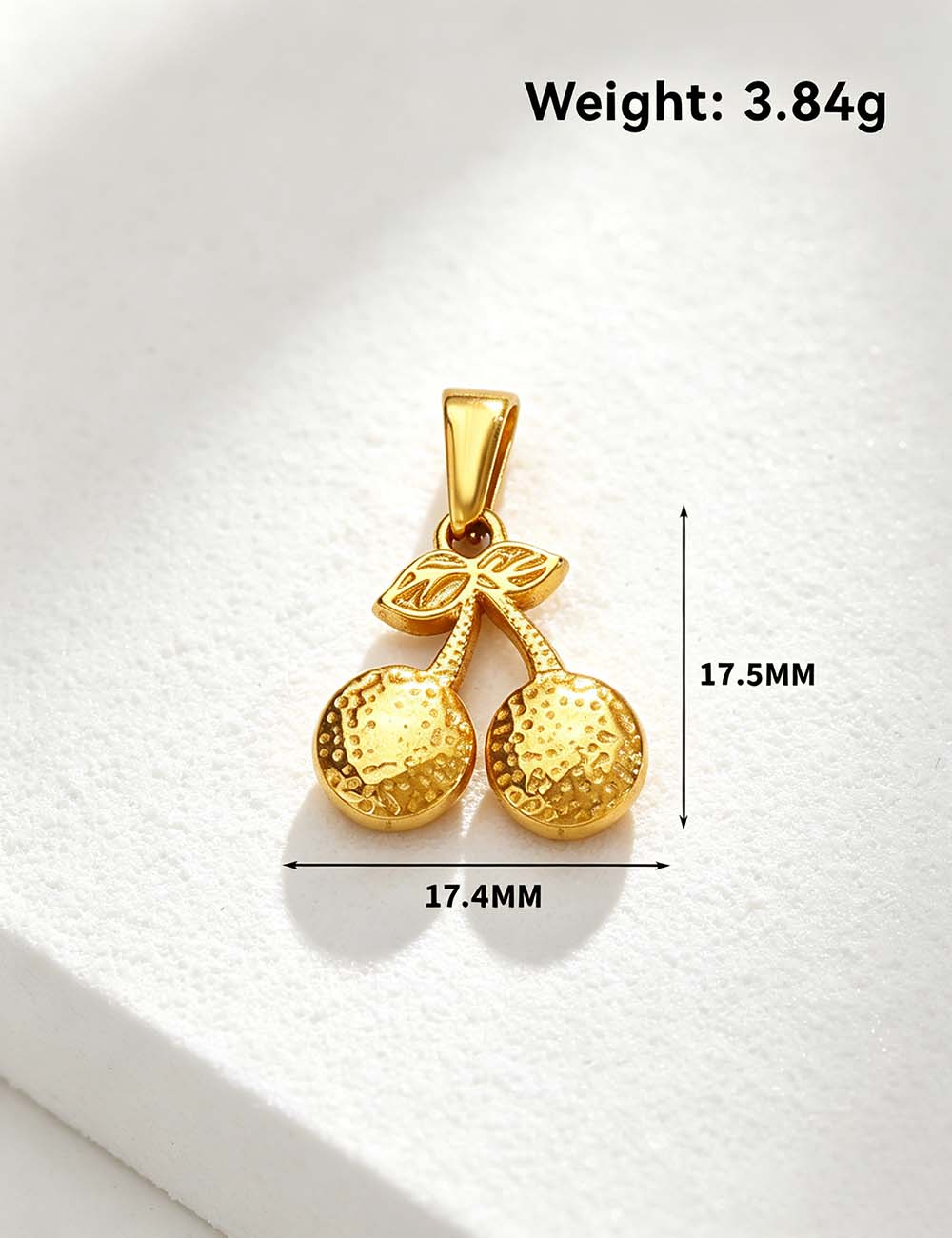 Ladies Quirky Cute Fruit Balloon Dog Charm Pendant