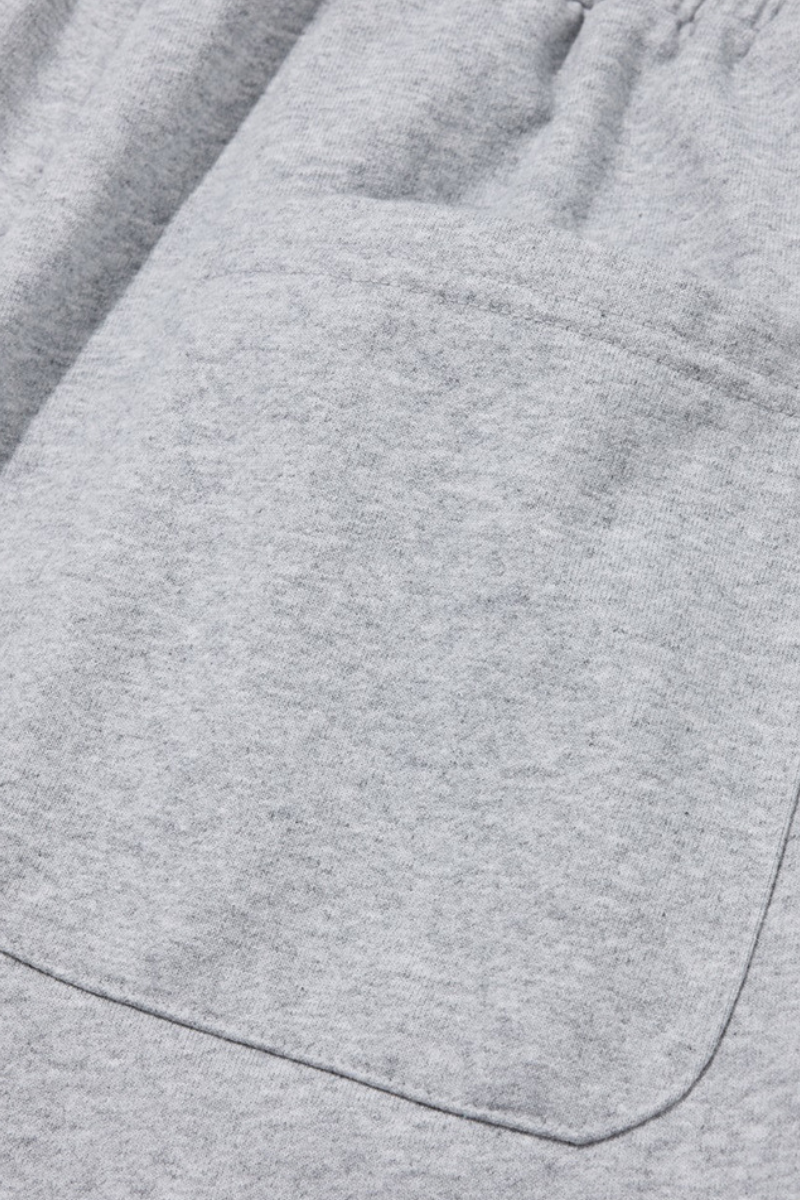 Men's Fall Clothing 450g Knit Raw Edge Straight Pants