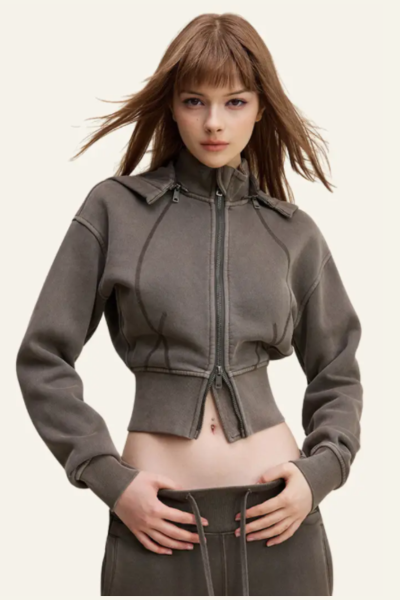 Women's Fall Clothing Casual Hoodie Jacket