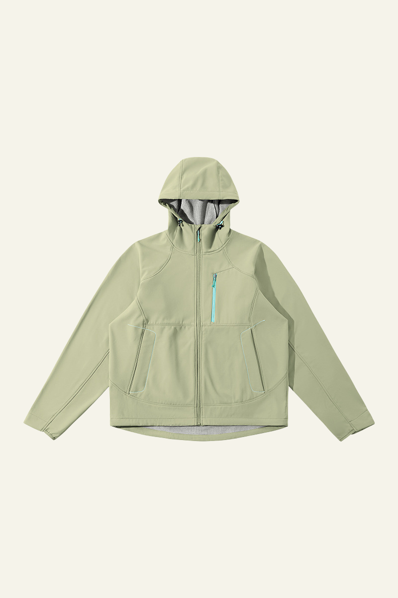 Men's Streetwear Fleece Lined Waterproof Hooded Jacket