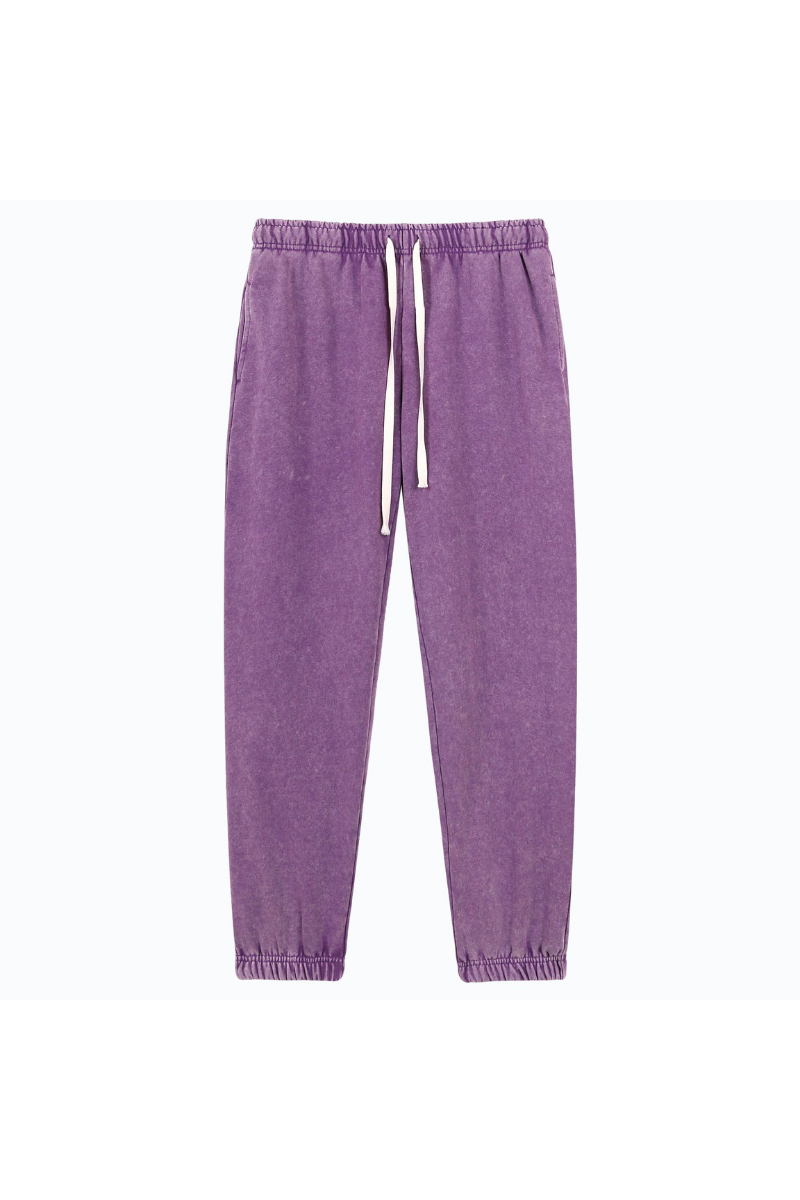 Unisex Fall Clothing 400G Washed Vintage Relaxed Sweatpants