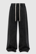 Men's Fall Clothing Cotton - Raw-Edge Patchwork Pants