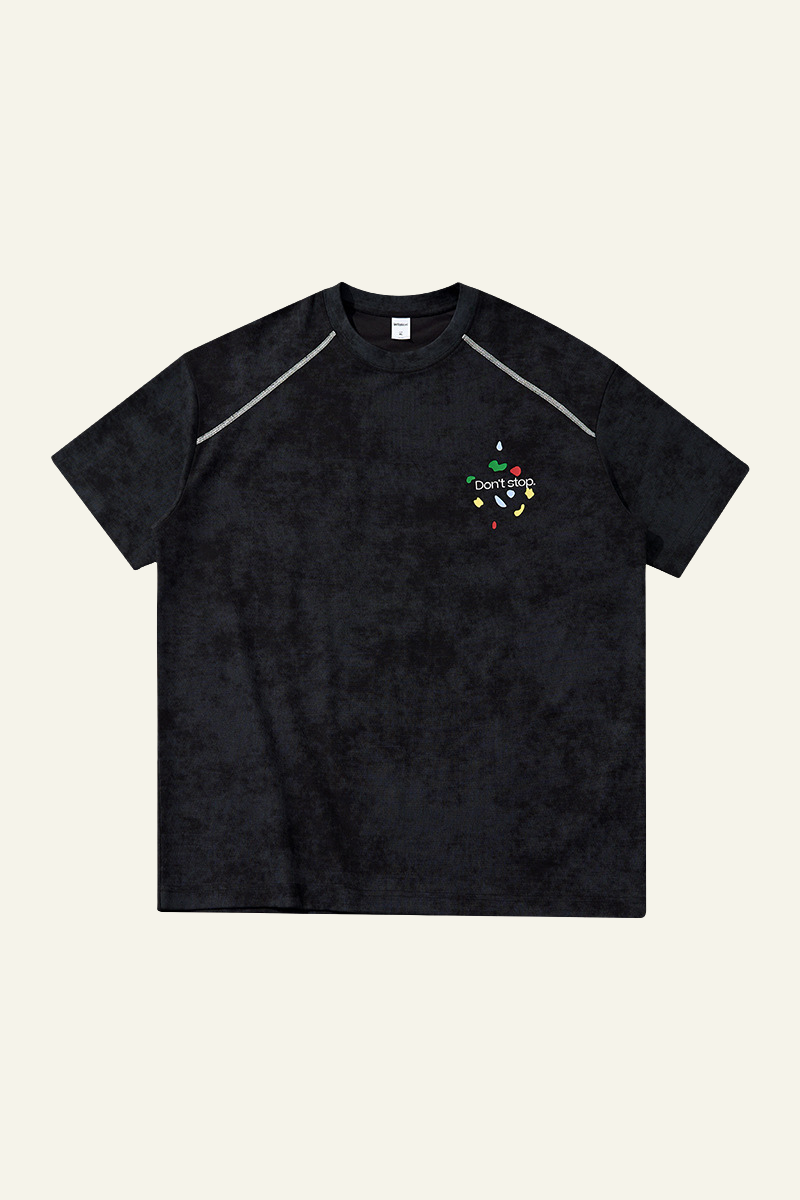 Men's Streetwear Vintage Heart Pattern T-shirt