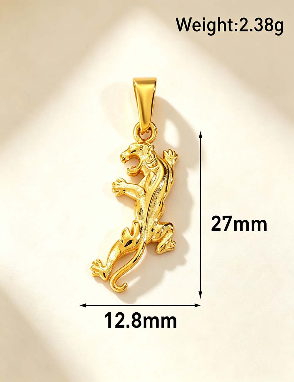 Ladies Punk Vintage Animal Tiger Bear Charm Pendant