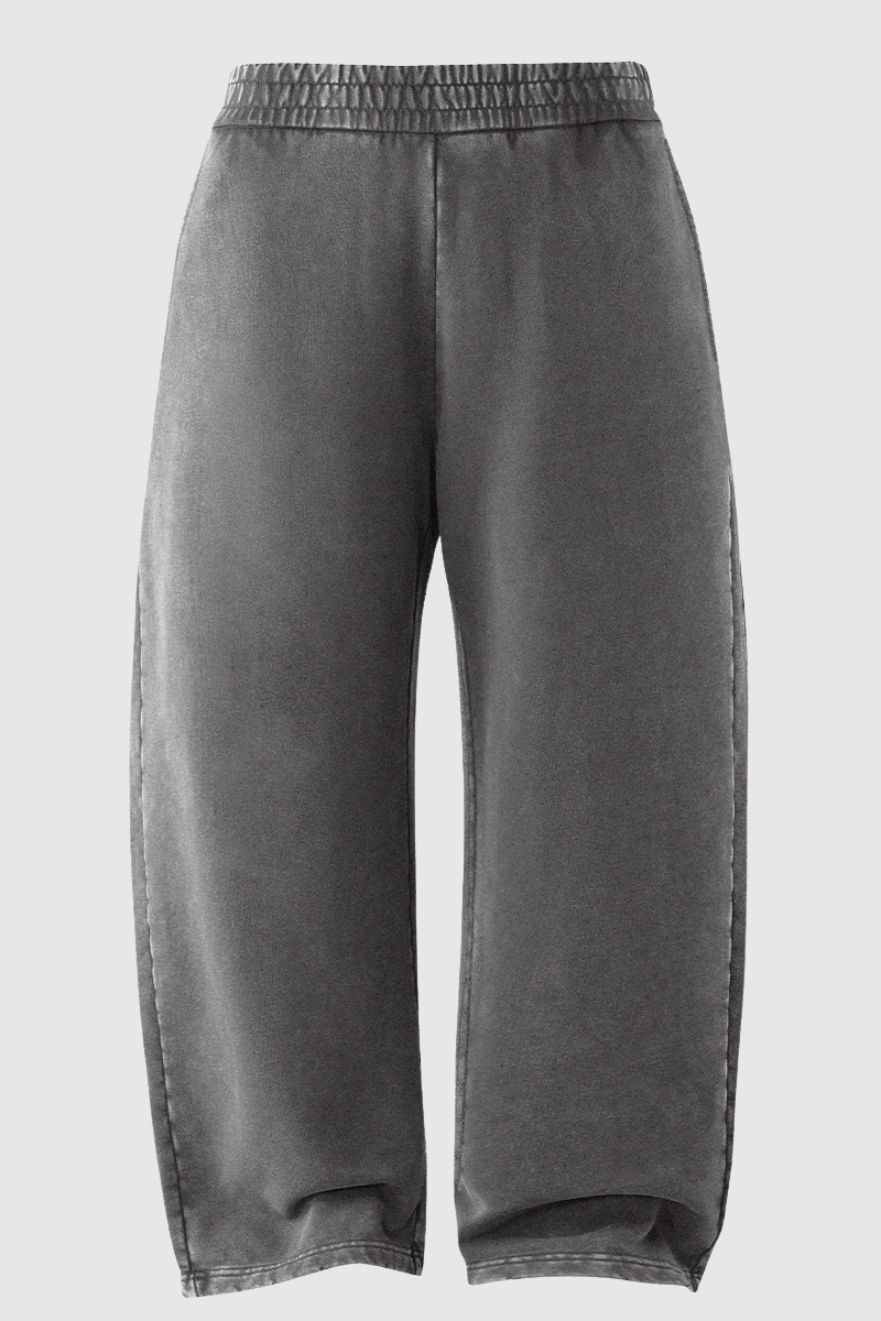 Men's Fall Clothing Cotton Worn-Out Curved-Blade Pants