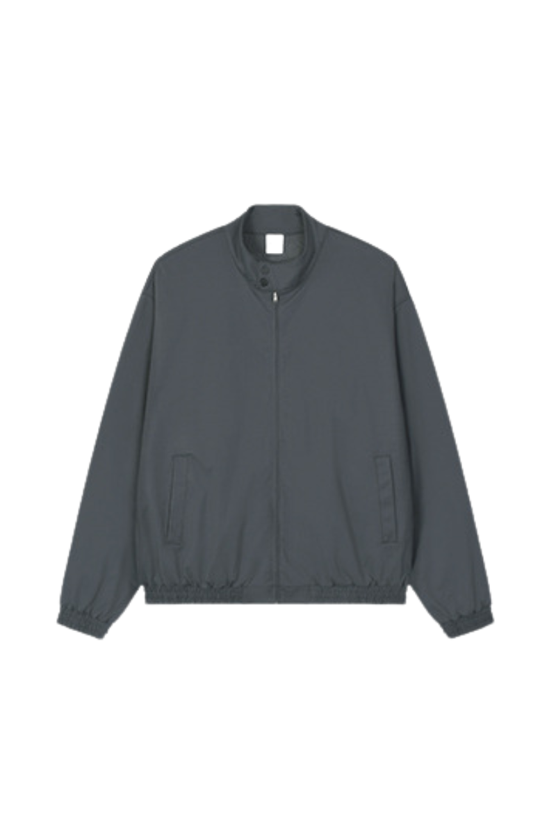 Men's Spring Summer Retro 290g Harrington Double Zip Jacket