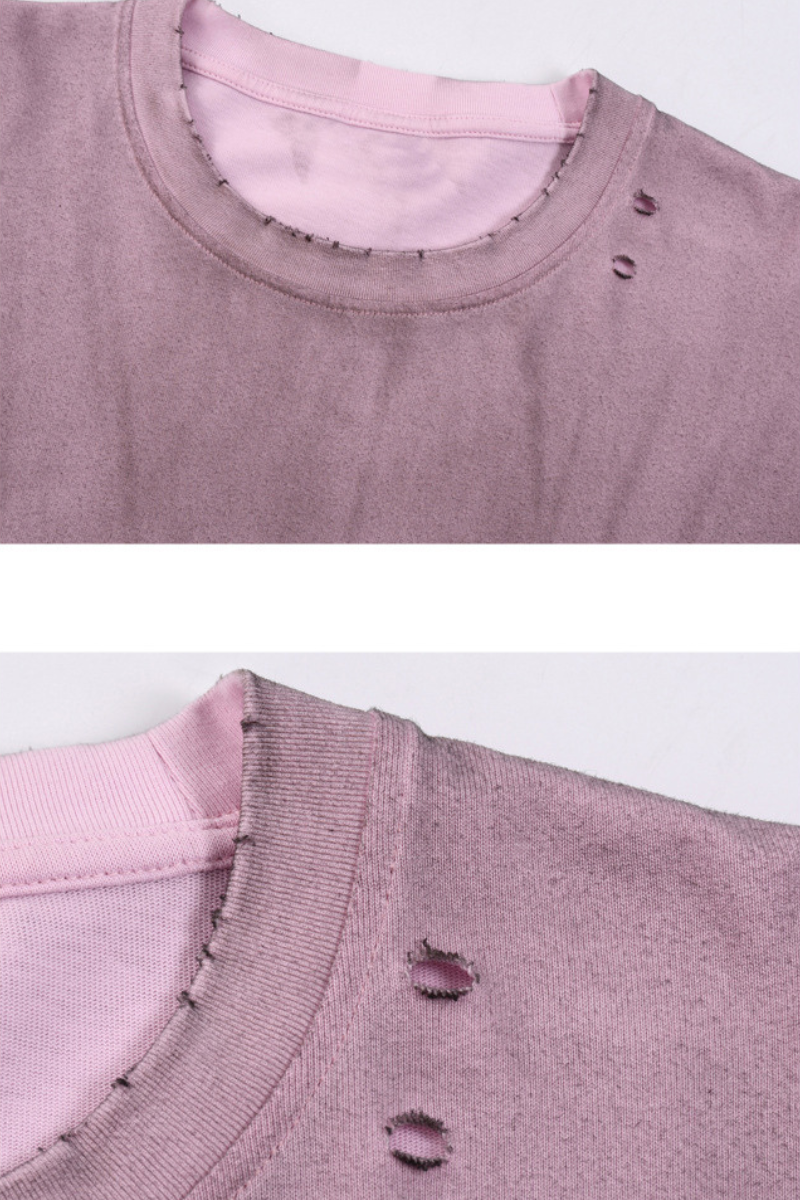 Unisex Fall Clothing Gradient Layered Long Sleeve Top
