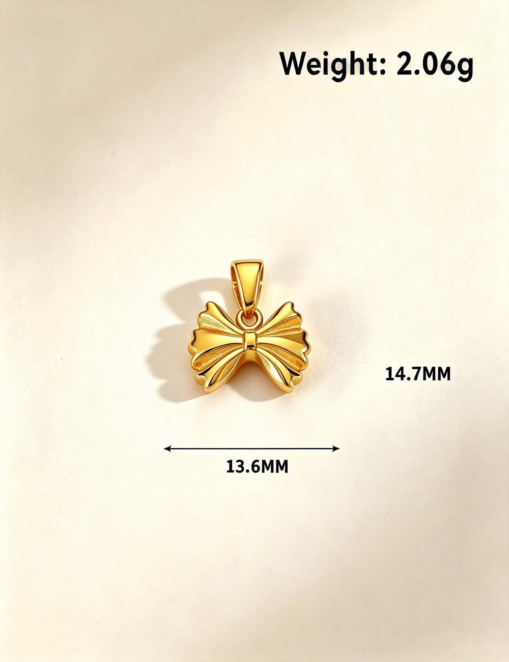Ladies Vintage Coquette Bow Ribbon Flower Charm Pendant