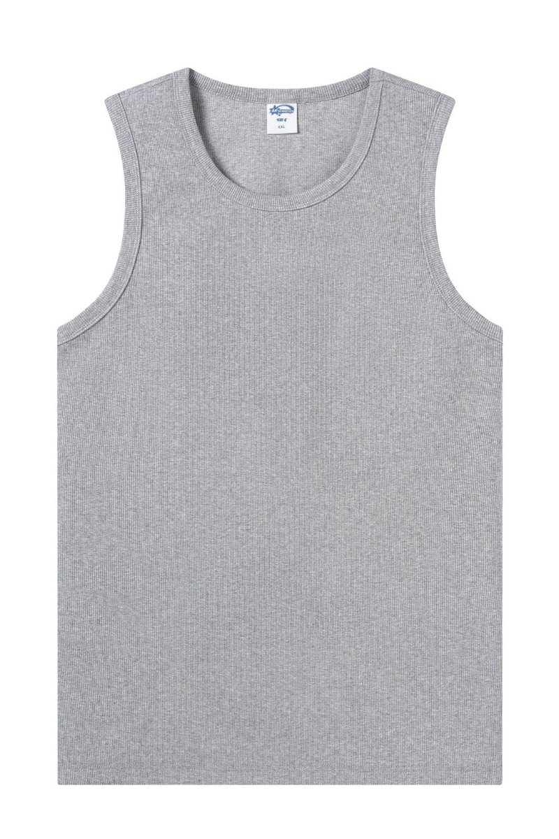 Unisex Fall Clothing 430g Heavy Ribbed Sleeveless Tank