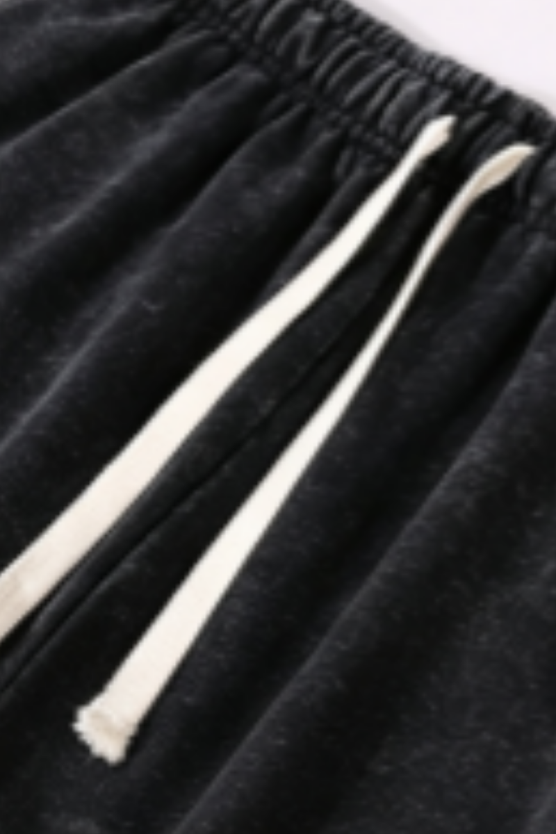 Unisex Fall Clothing 400G Washed Vintage Relaxed Sweatpants