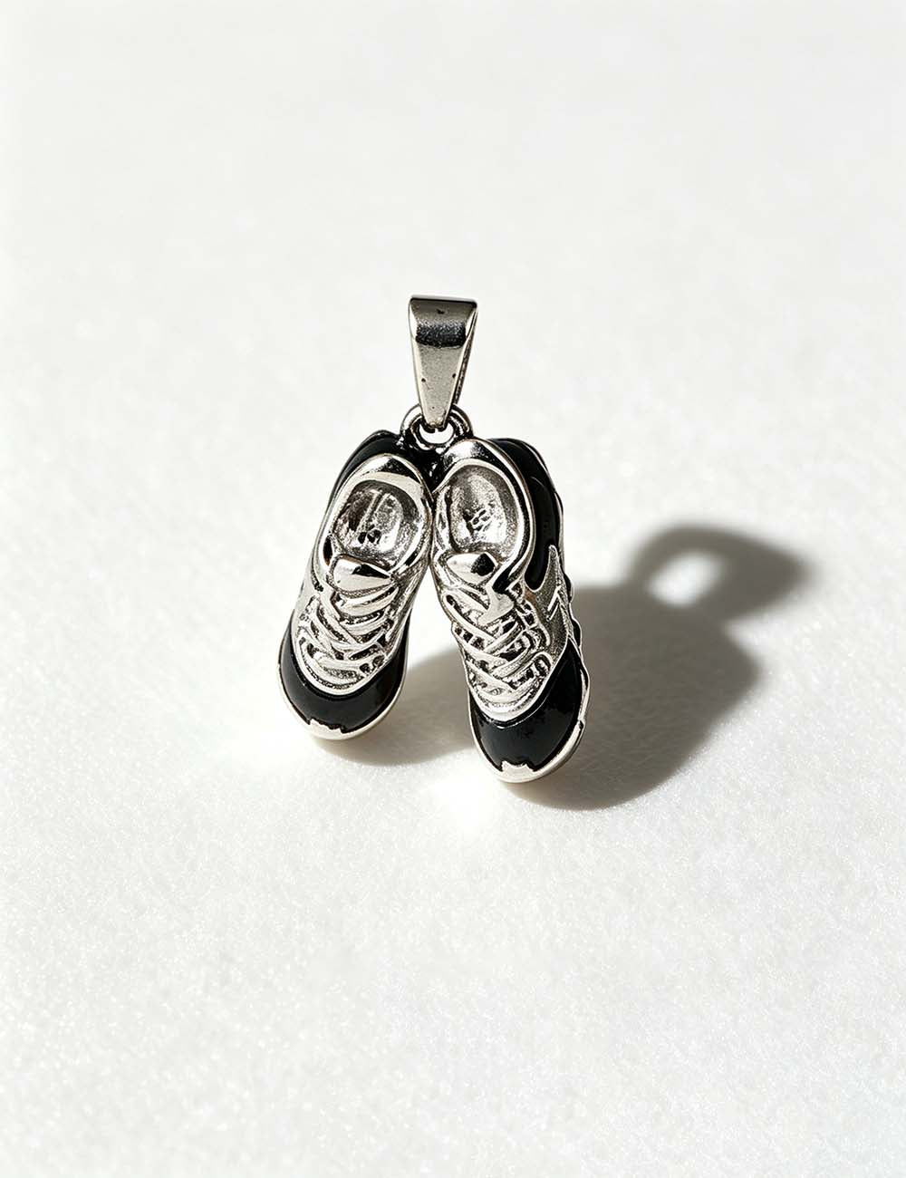Ladies Sports Theme Stainless Steel Charm