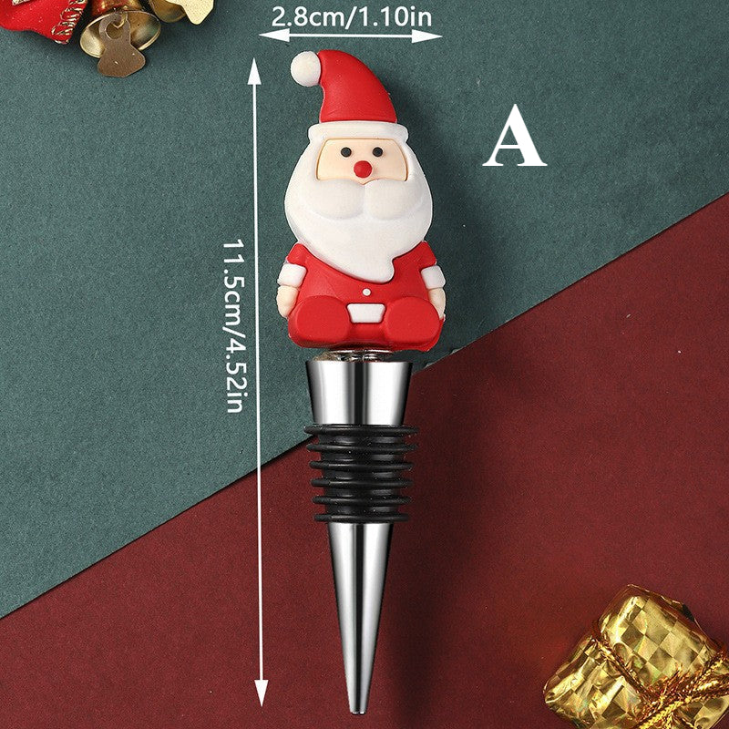 Chirstmas Santa Claus Wine Bottle Stopper SKACC4184