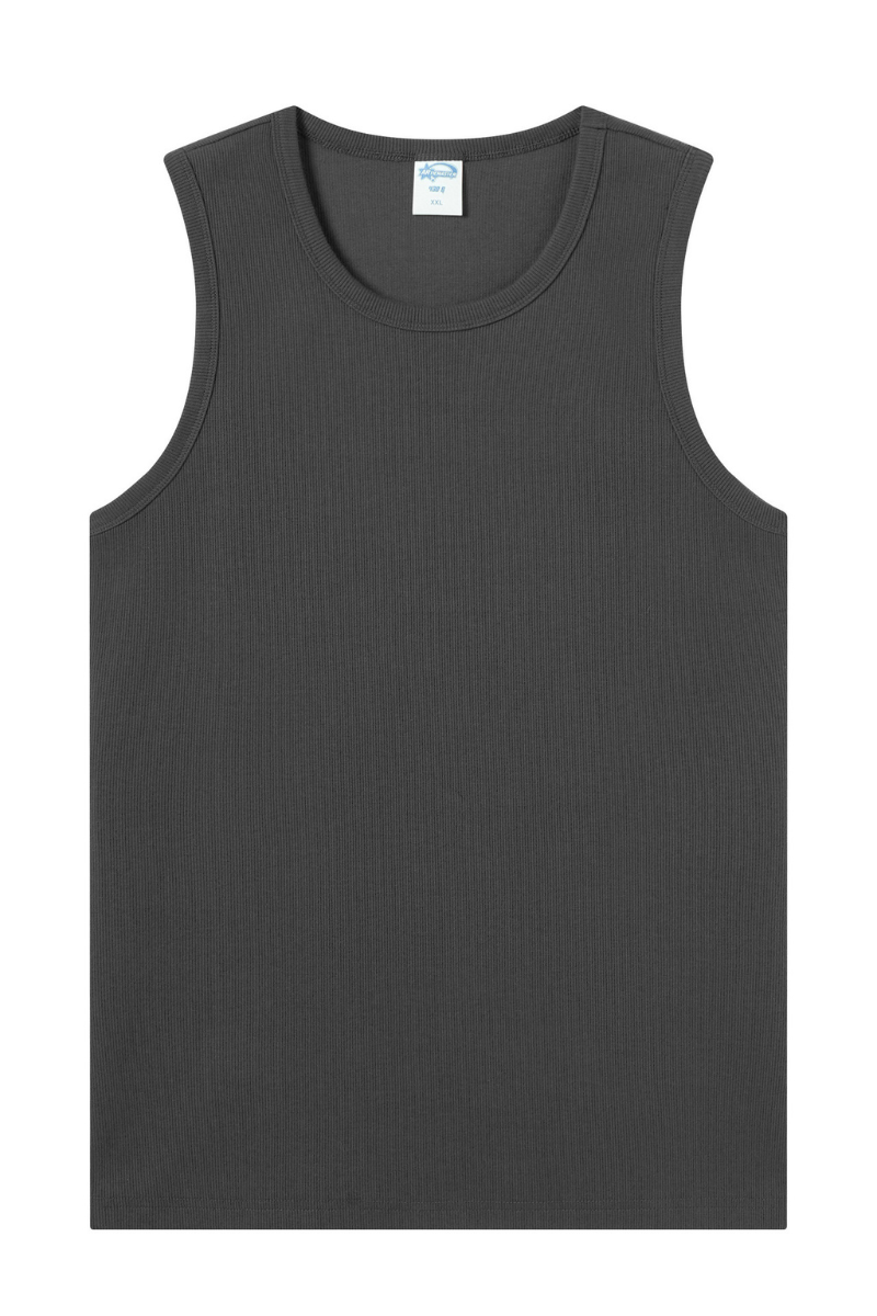 Unisex Fall Clothing 430g Heavy Ribbed Sleeveless Tank