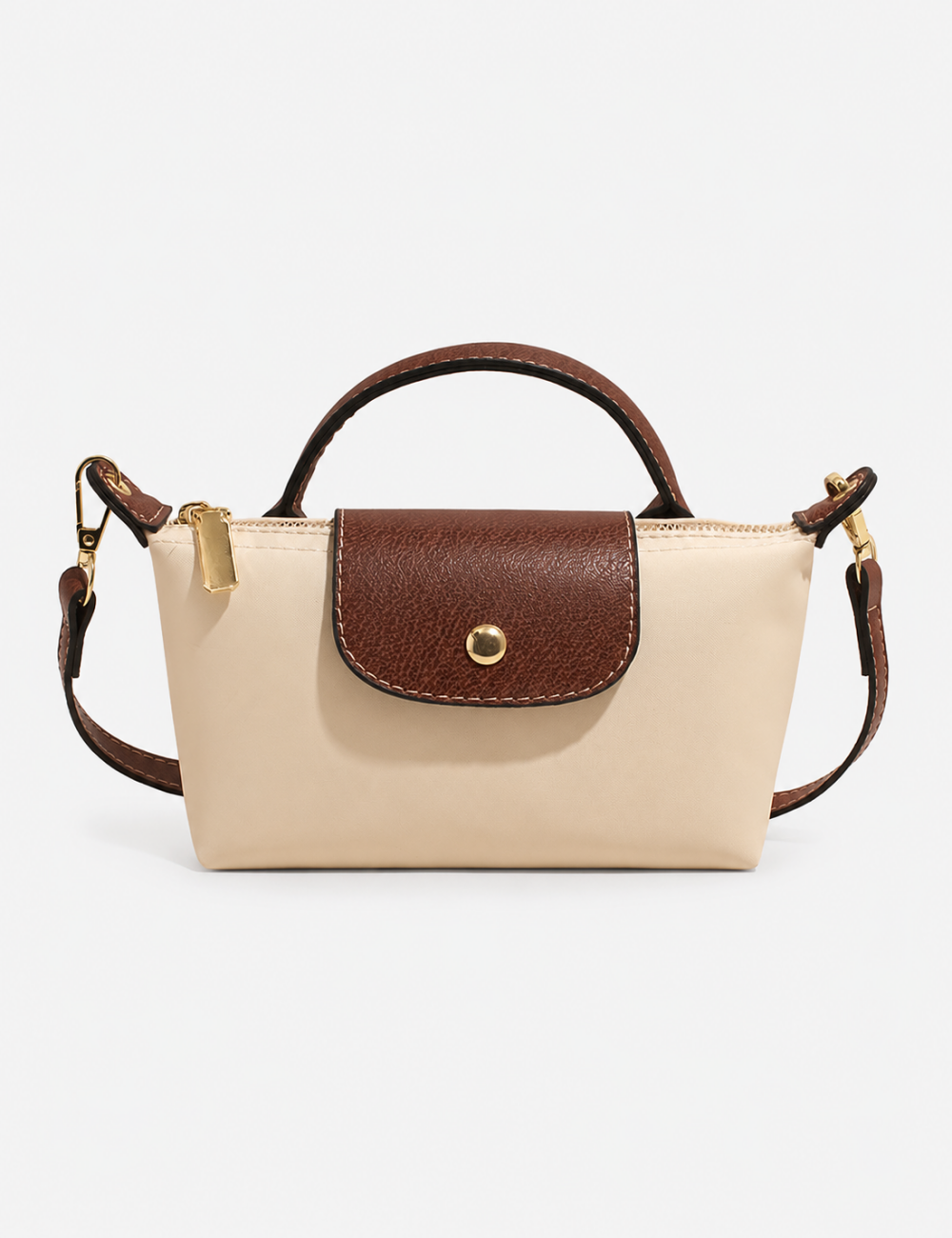 Ladies Color Block Flap Crossbody Bag Phone Wallet Bag