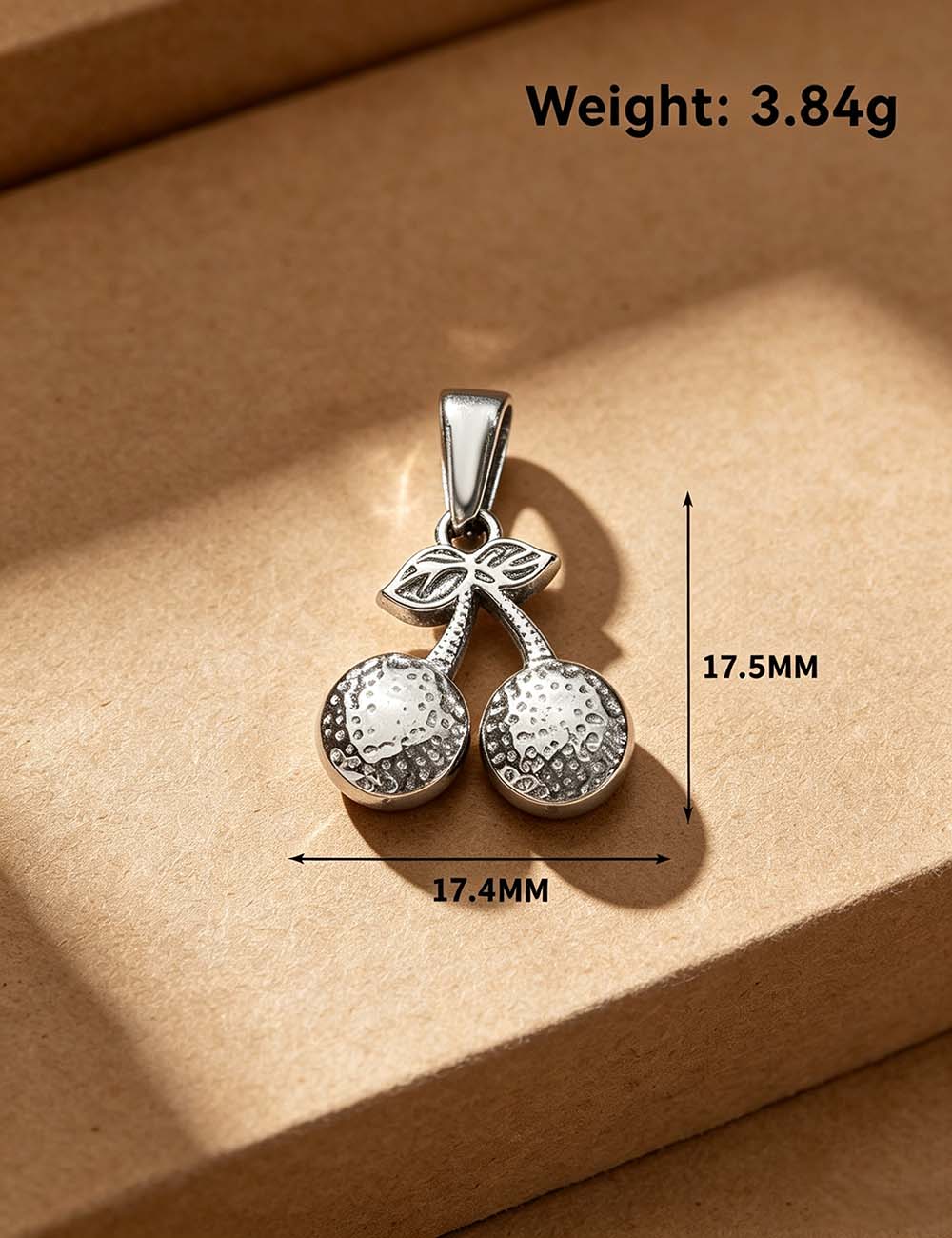 Ladies Quirky Cute Fruit Balloon Dog Charm Pendant
