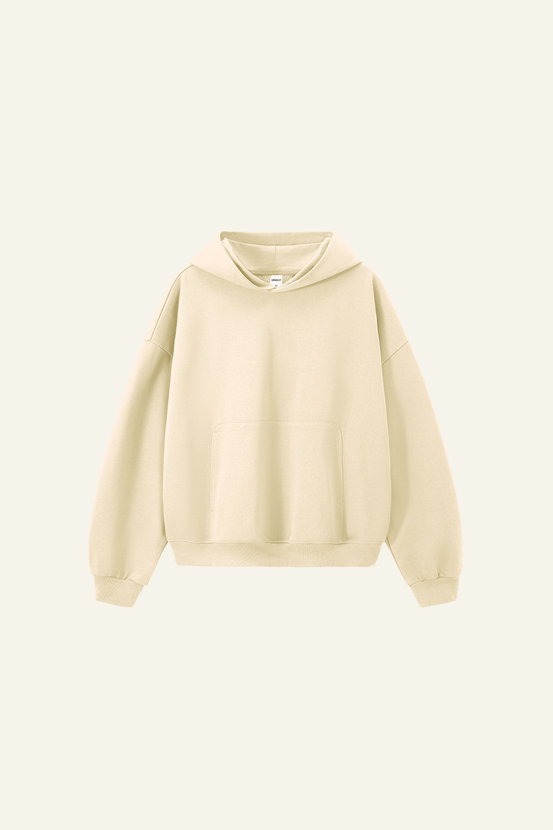 Men's Streetwear Short Loose-fitting Drop Shoulders Hoodie
