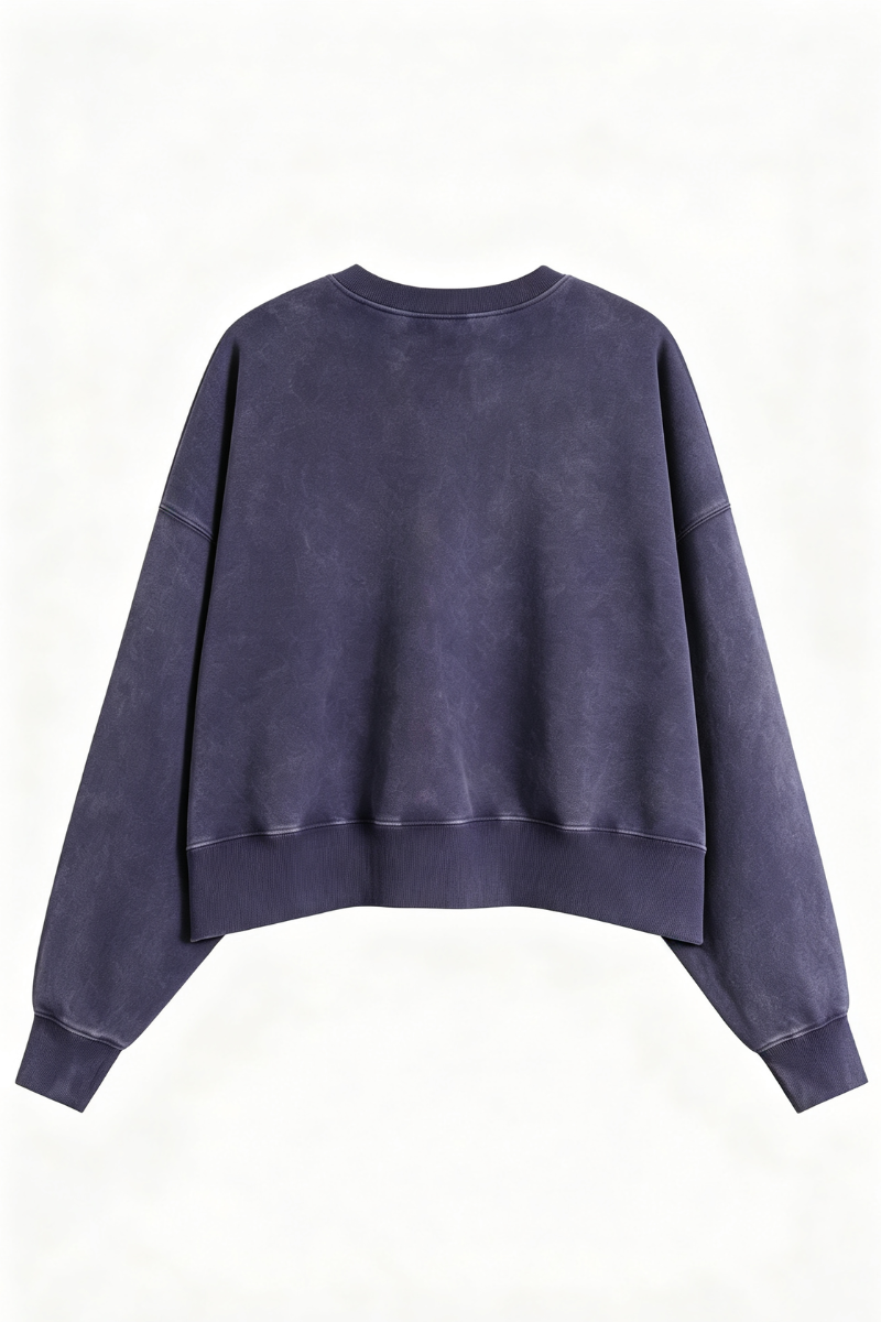 Women's Fall Clothing Dazzling-Wash Cropped Crew Sweatshirt
