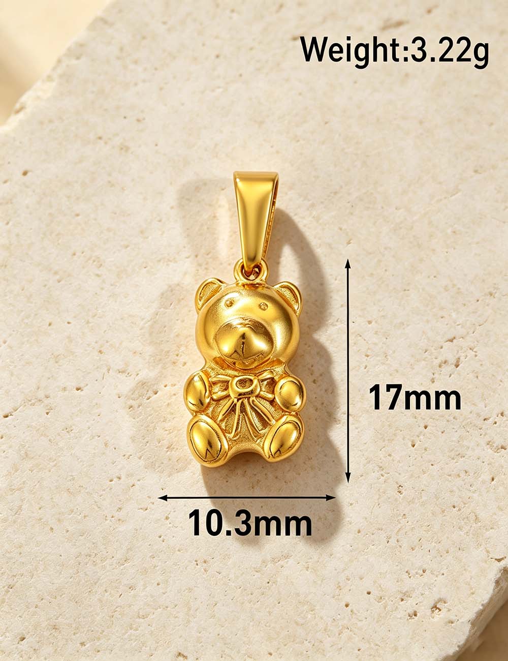 Ladies Punk Vintage Animal Tiger Bear Charm Pendant