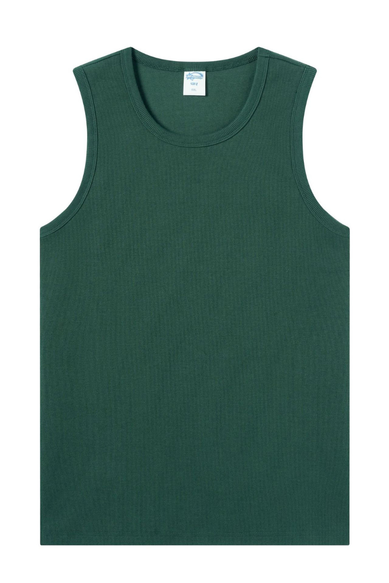 Unisex Fall Clothing 430g Heavy Ribbed Sleeveless Tank