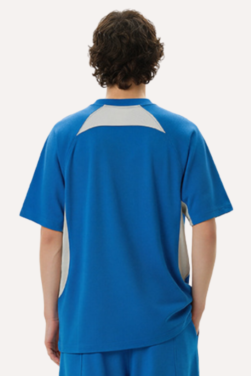 Men's Summer Outdoor Quick Dry Colorblock Cooling Tee set