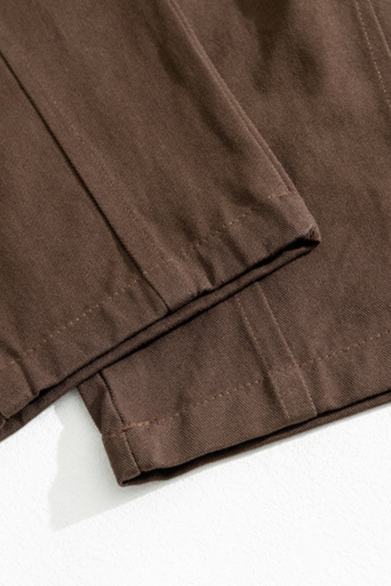 Men's Spring Japan Draped Double Pleated Fleece Pants