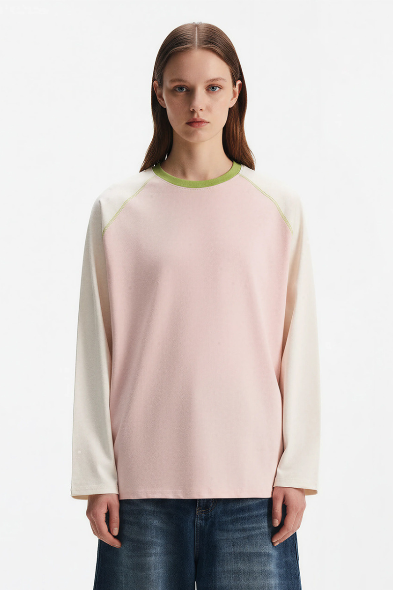 Men's Spring Sorona Colorblock Raglan Long Sleeve Tee