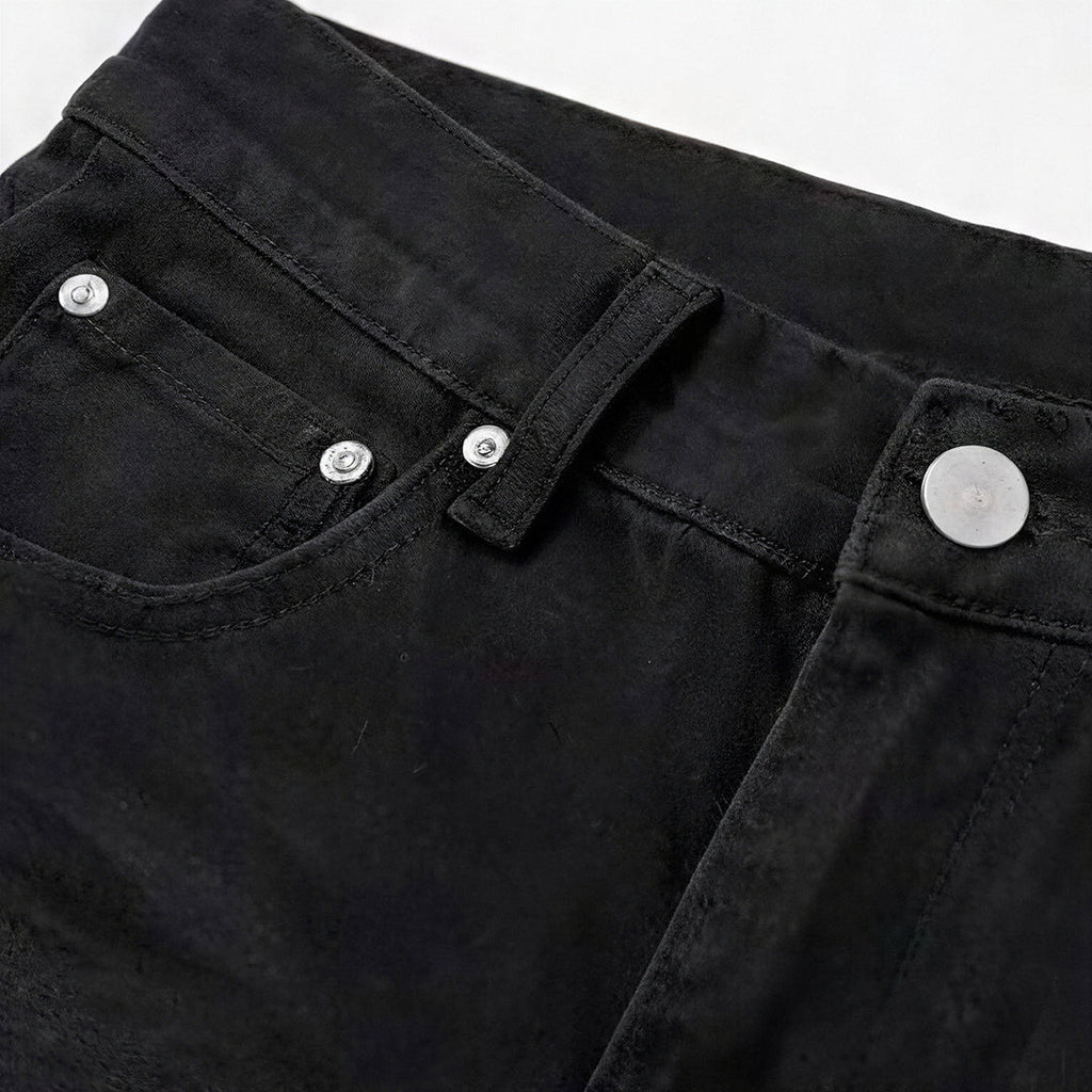 Men's Spring White Slim Flare Denim Jeans
