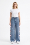Women's High Waist Wide Leg Jeans