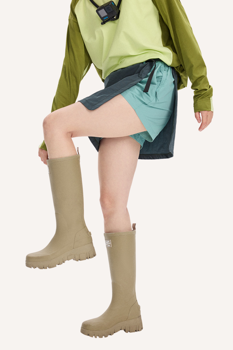 Unisex Quick Dry A-Line Colorblock Cargo Skirt AntiExpo