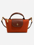 Ladies Color Block Flap Crossbody Bag Phone Wallet Bag