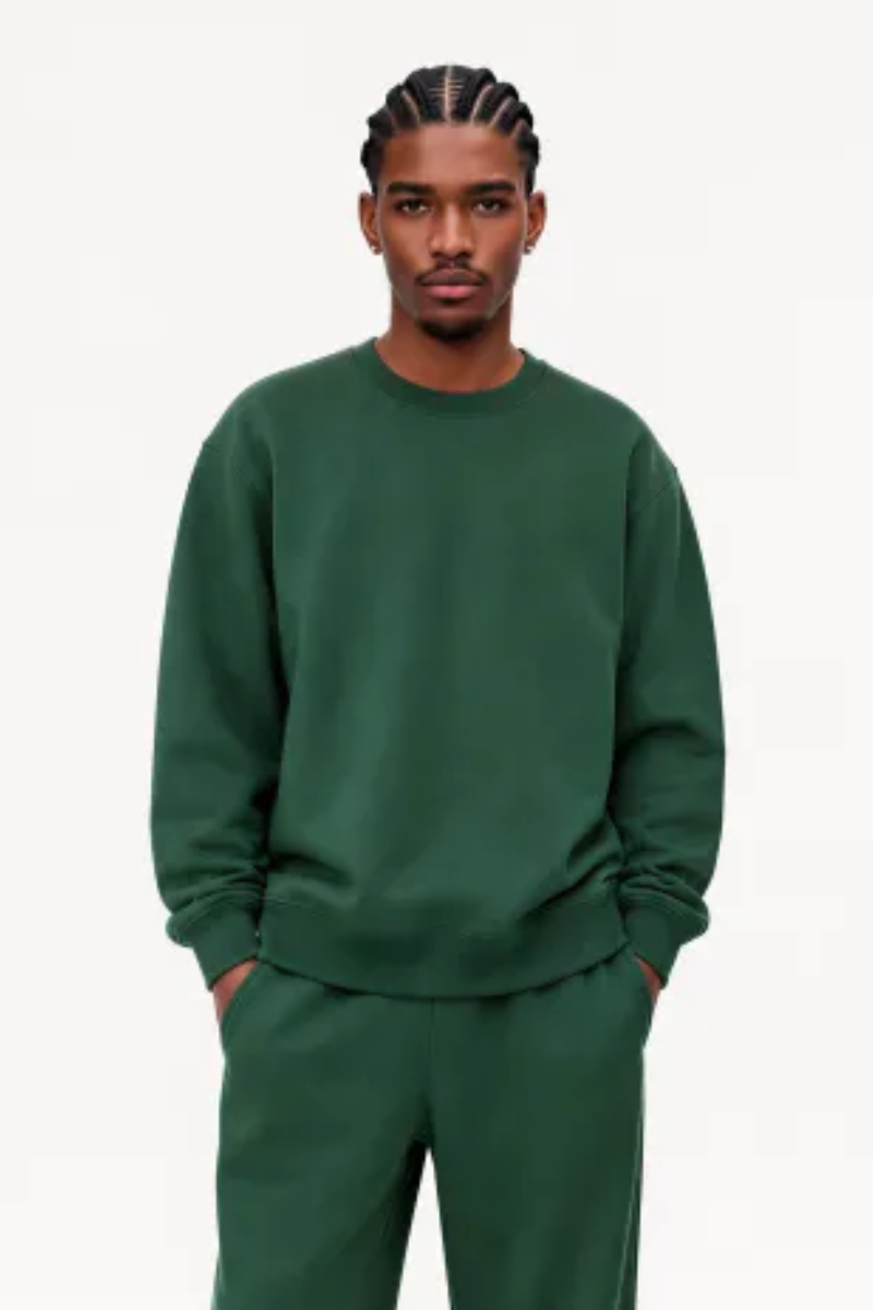 Men Fall Clothing 380gsm 100% Cotton Crew Neck Sweatshirt