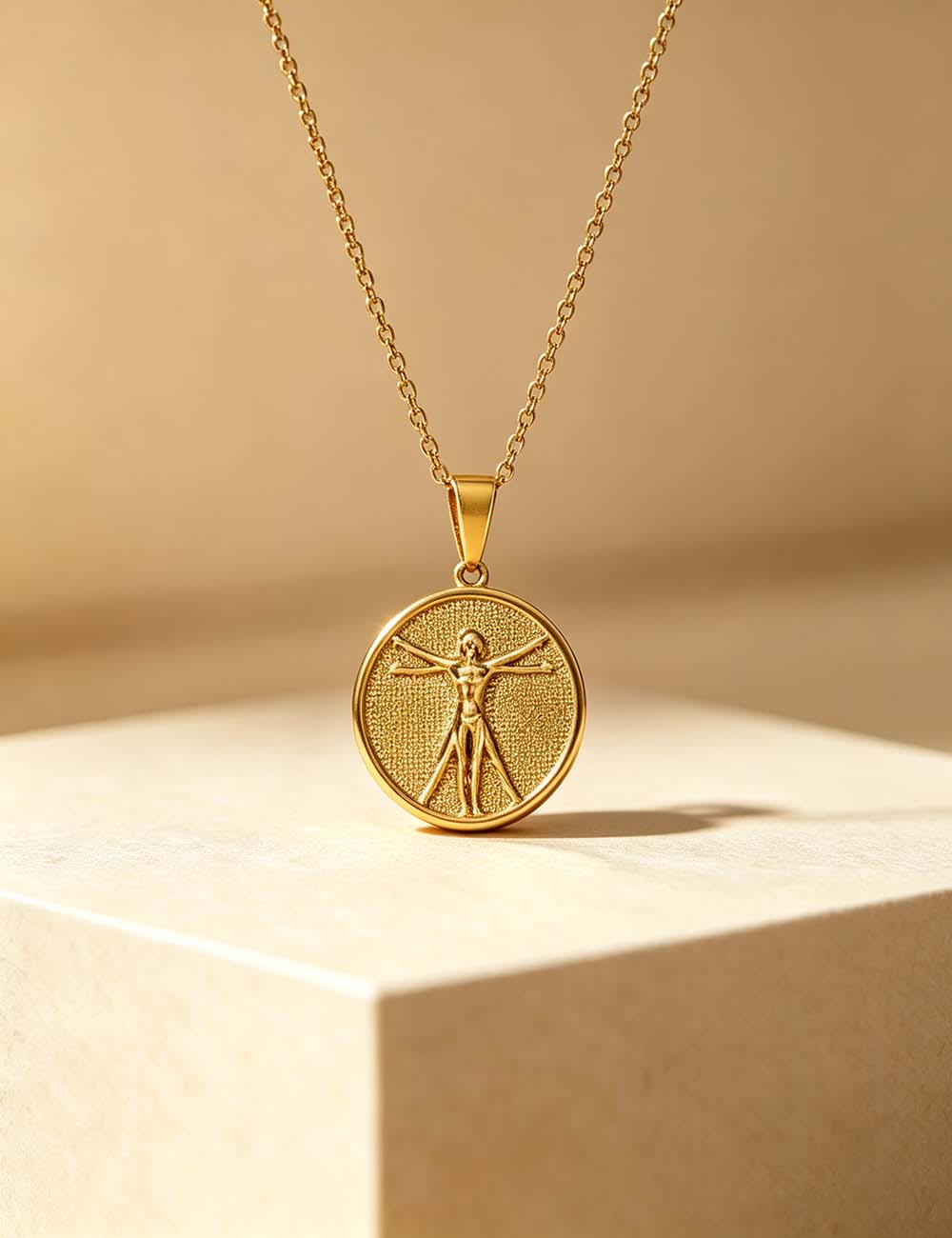 Ladies Vintage Heart Key Cross Gold Plated Pendant Charms