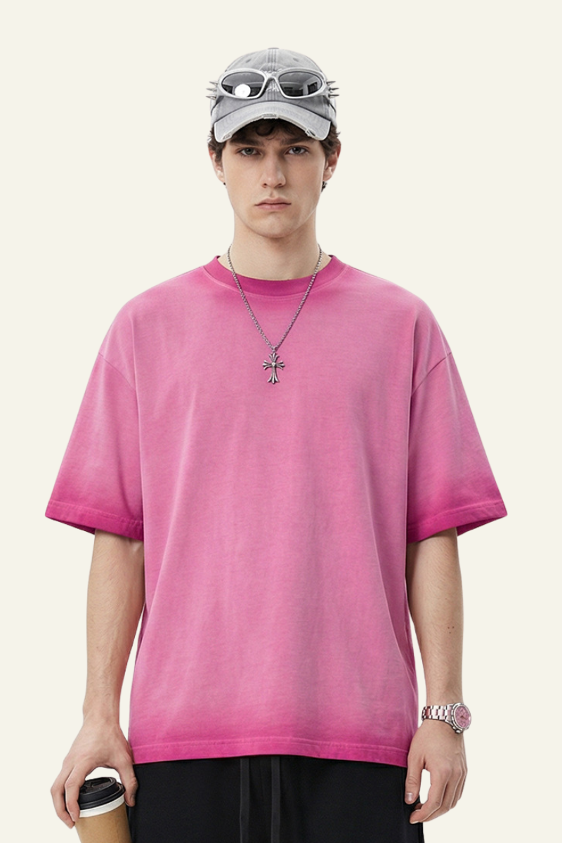 Men's  Cotton Vintage Washed T-Shirt