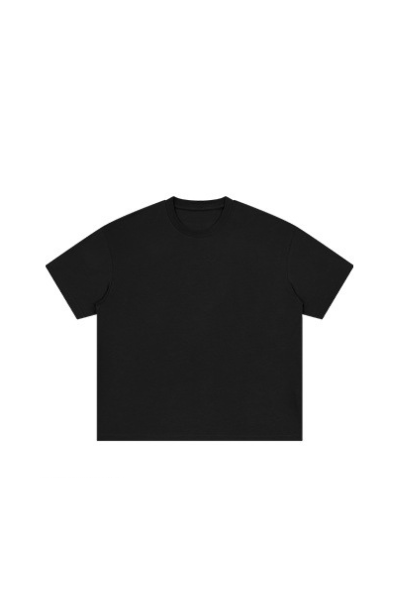 Unisex Summer Cotton Drop-Shoulder Loose-Fit T-Shirt