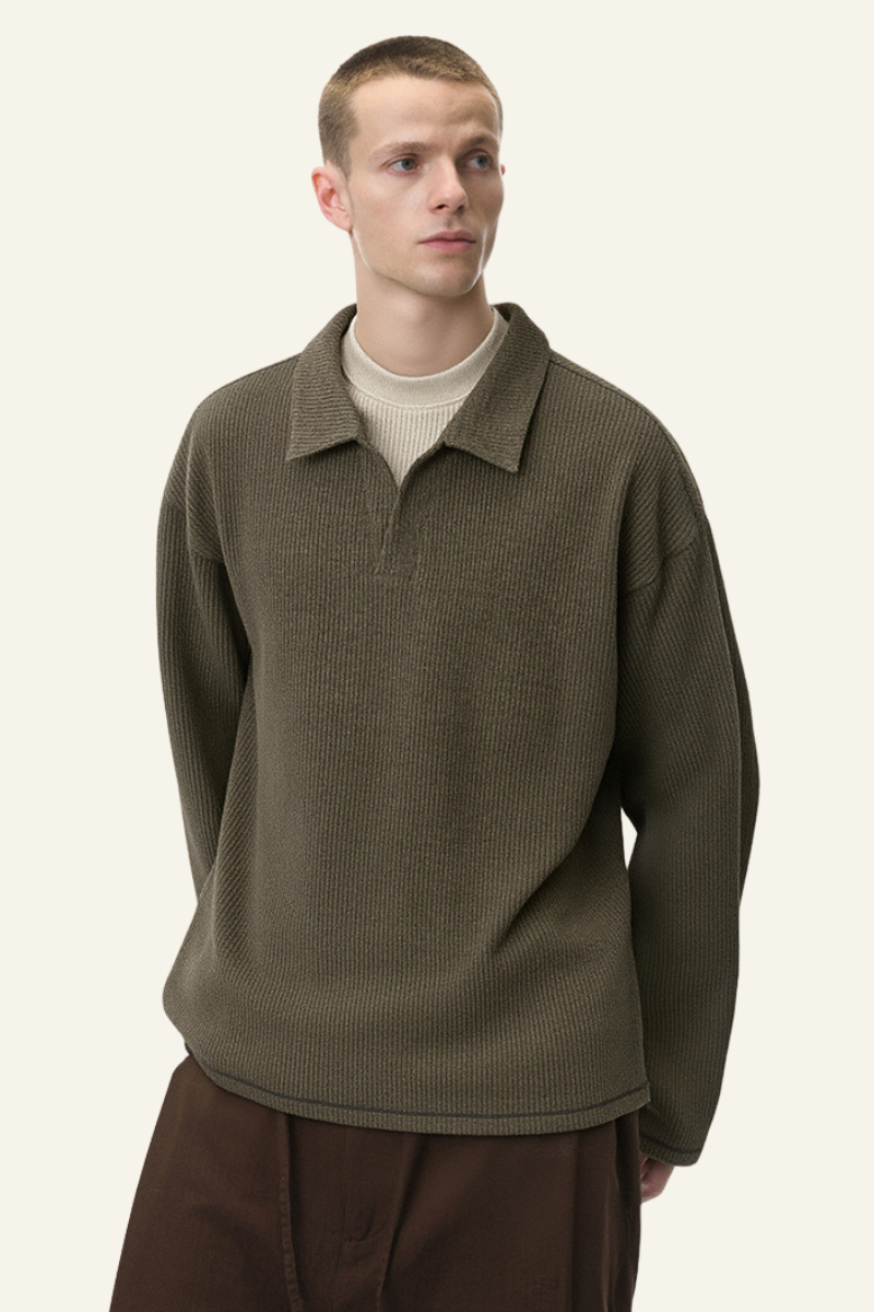 Men's Streetwear Faux Two-piece Patchwork Sweatshirts