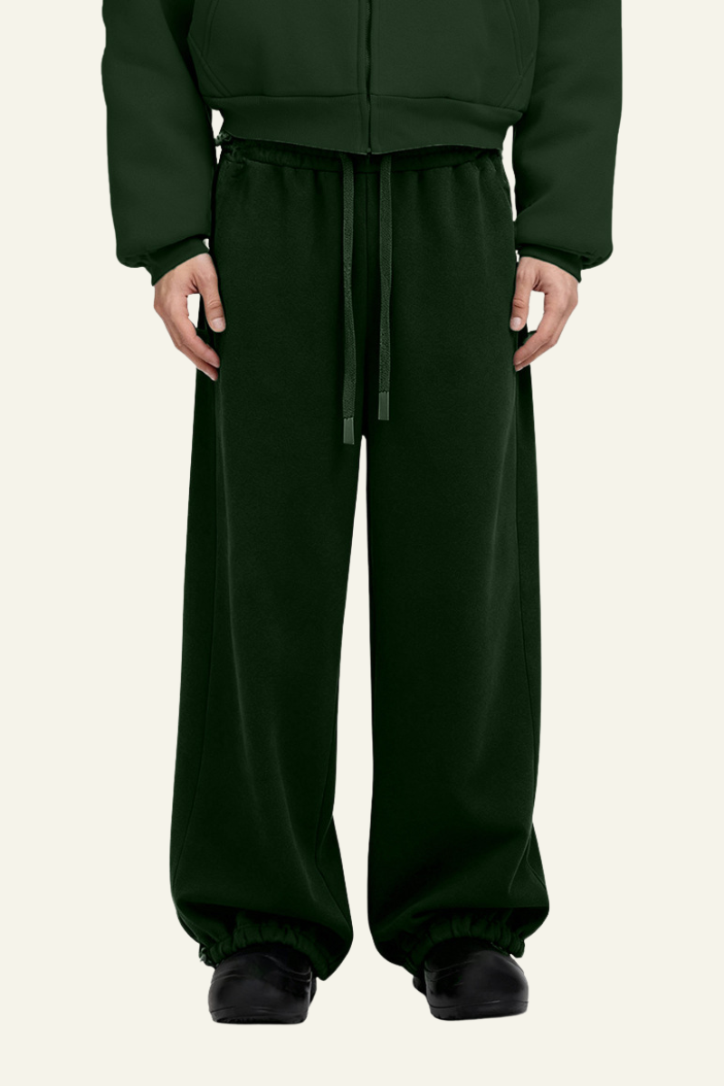 Men's Cotton Streetwear Drawstring Cuffed Sweatpants