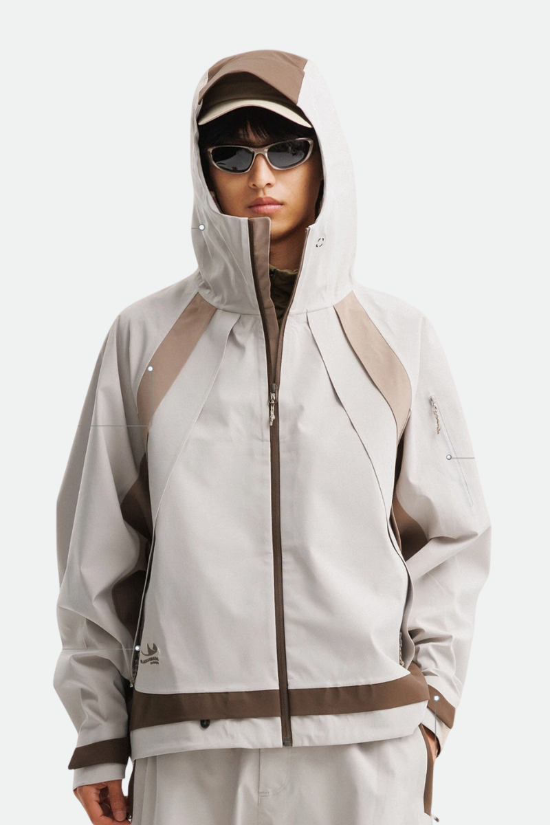 Unisex Urban Waterproof Breathable Taped Light Jacket
