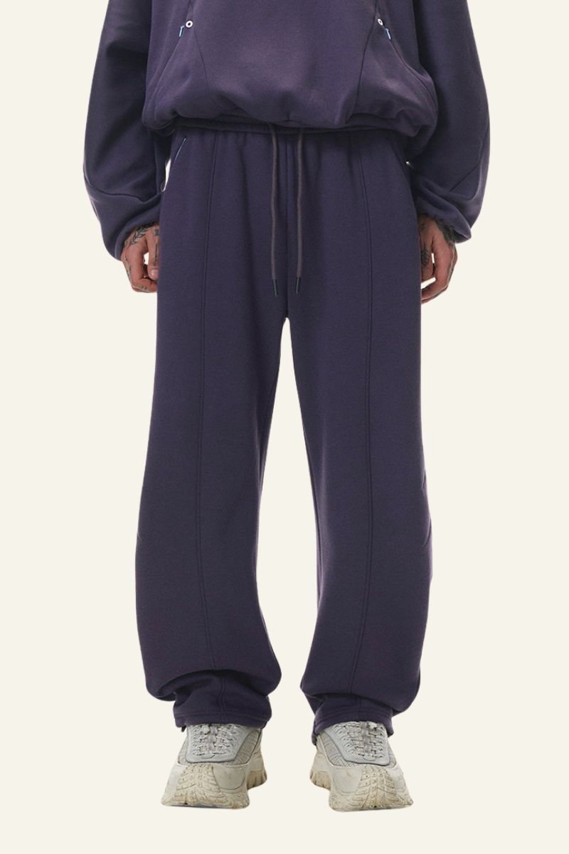 Men's Functional Deconstructed  Curved-Leg Pants.