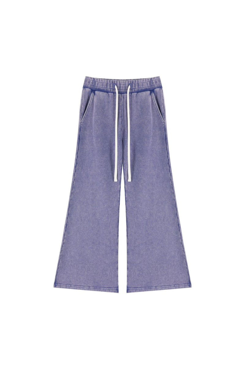 Unisex Fall Clothing 400gsm Wide Leg Flare Sweatpants