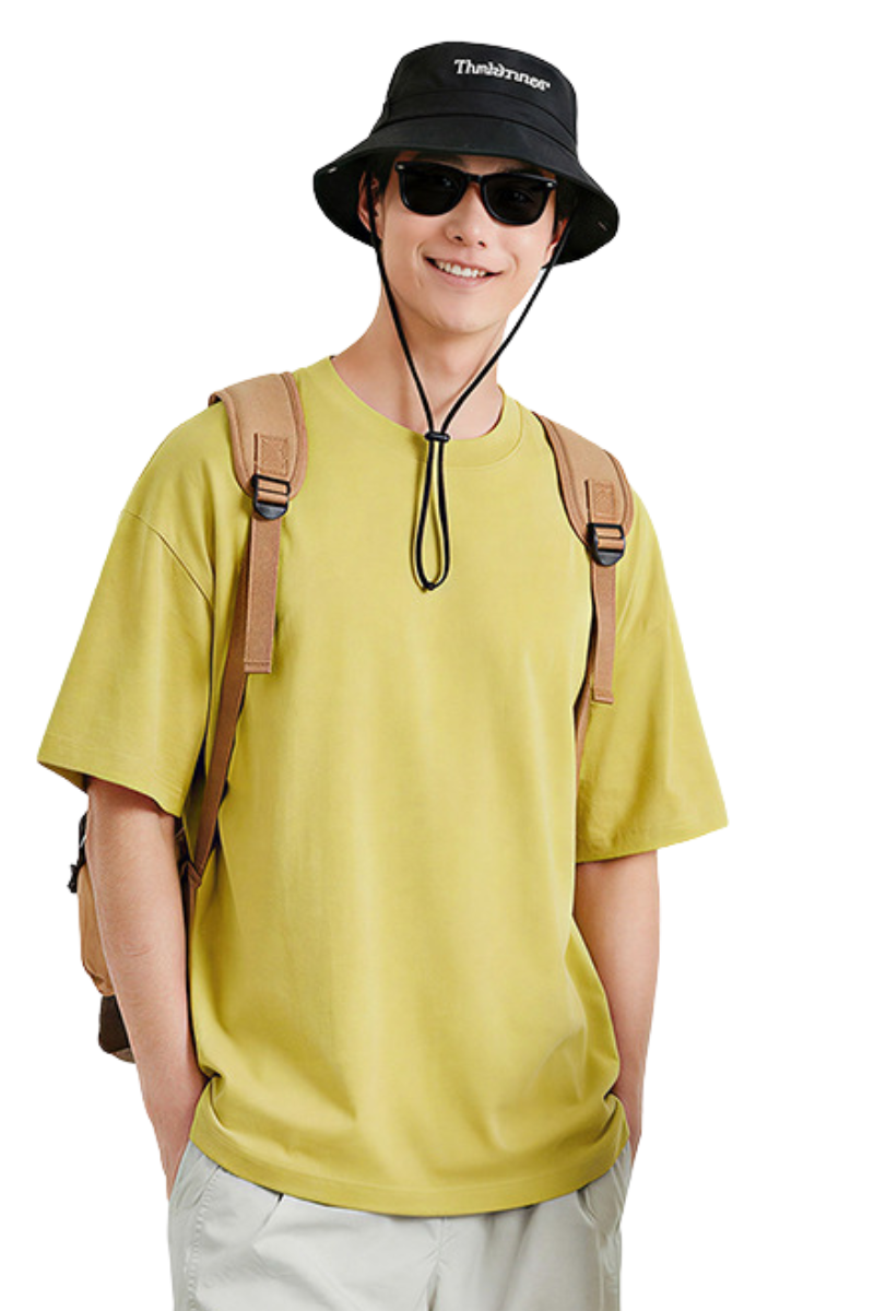 Men's Athletic Solid Minimalist T-shirt
