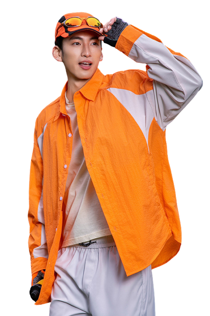 Unisex Summer Bright UPF50+ Long Sleeve Casual Shirt