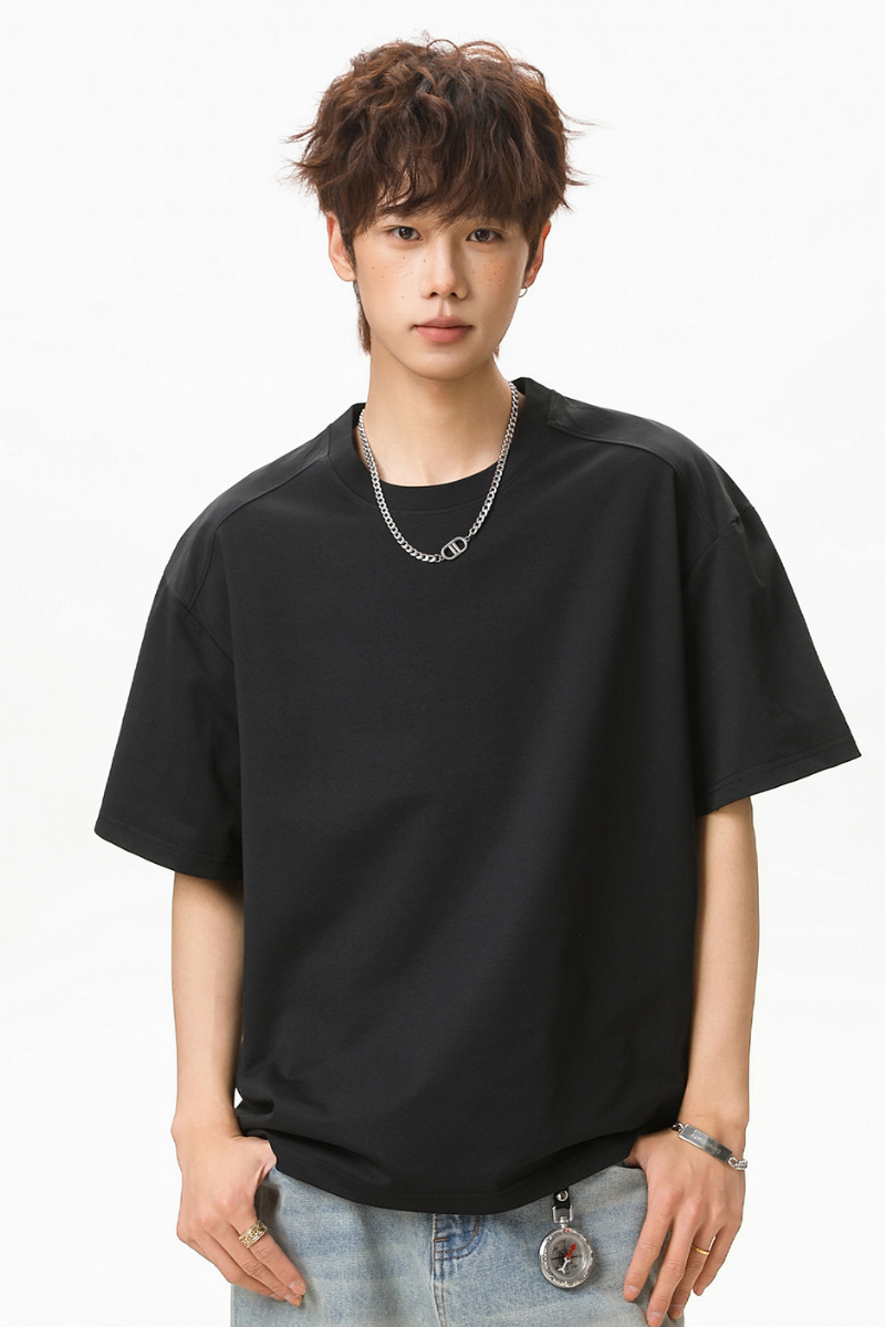 Men's Summer Cooling Lightweight Boxy Set-in Tee