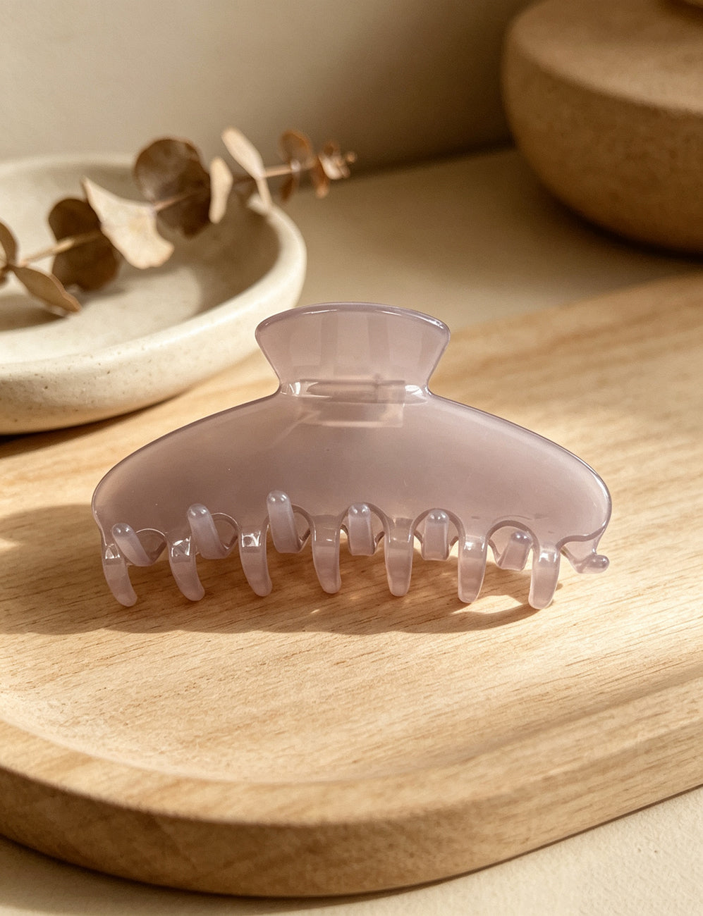 LadiesSolid Color Acetate Jelly Hair Clip