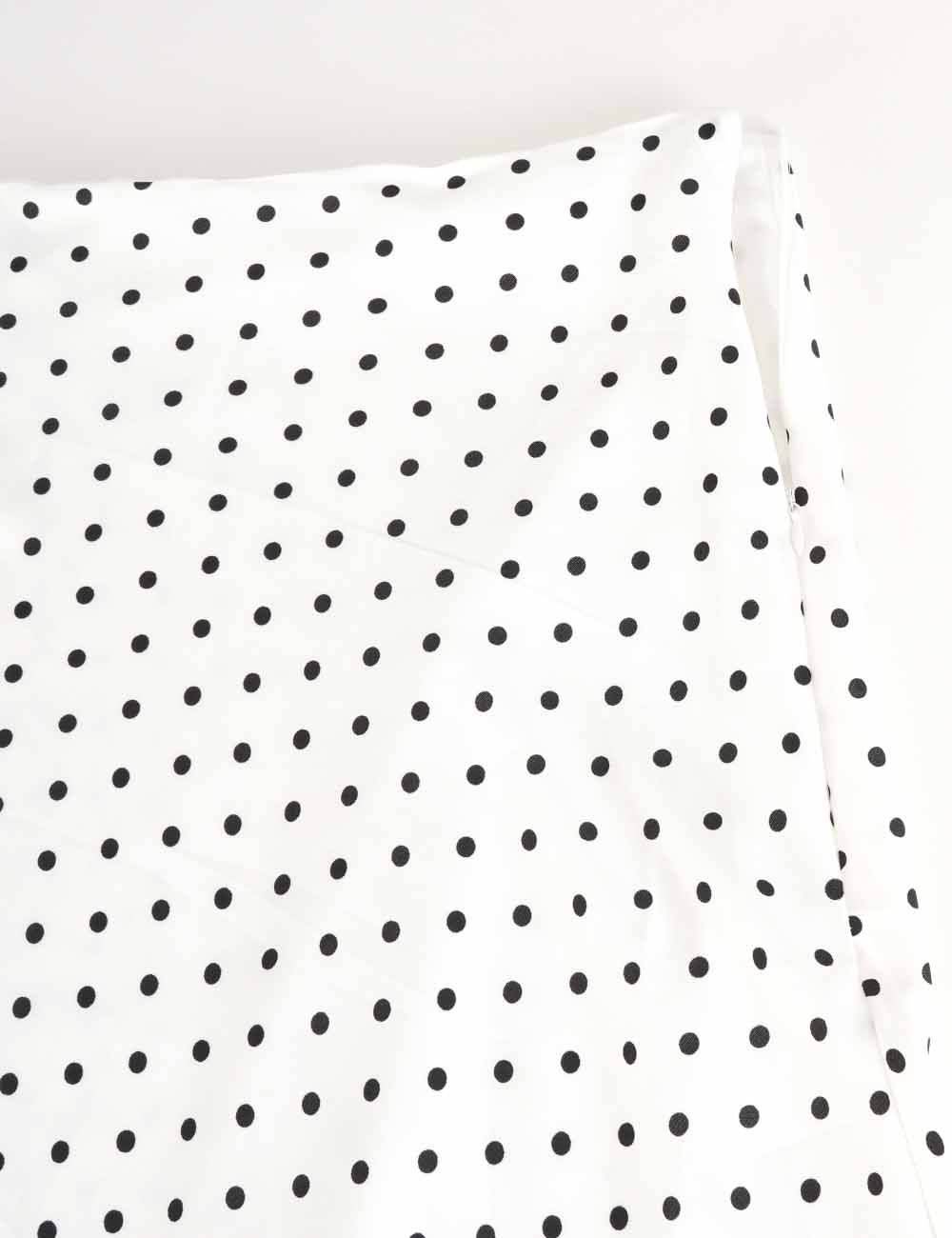 Ladies Chic Polka Dot Color Block Maxi Skirt