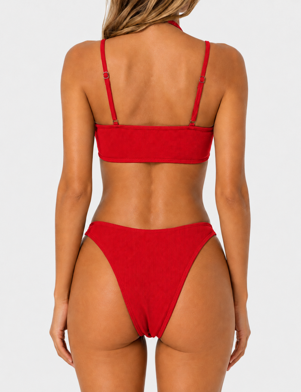 Ladies Z-Clip with Natural Stone-Inspired Bikini Set